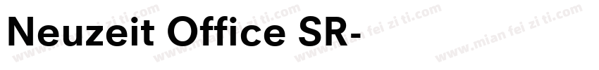 Neuzeit Office SR字体转换